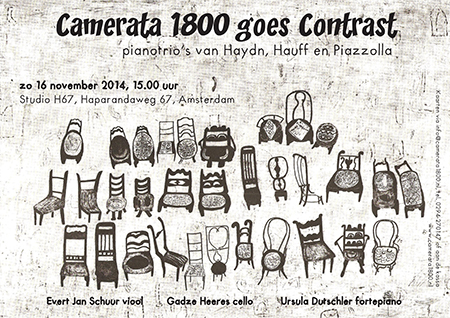 Camerata 1800 goes Contrast, zo.16 november 2014 Studio H67